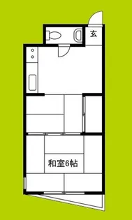 ヴィラ大正【2階】の間取り