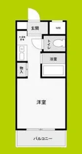 LakiaMaison弁天町【6階】の間取り