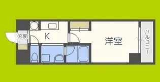 インペリアル靭本町【2階】の間取り