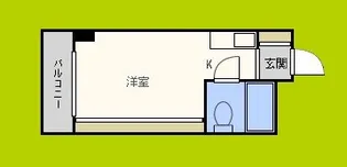 大国町池田マンション【9階】の間取り