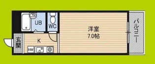 コート桜川【7階】の間取り