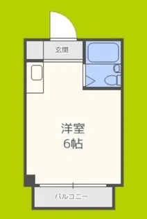 清水728ハイツ【4階】の間取り