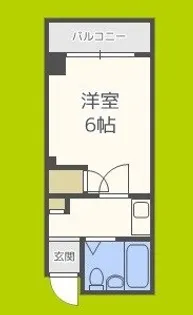 エスタイル天保山【5階】の間取り