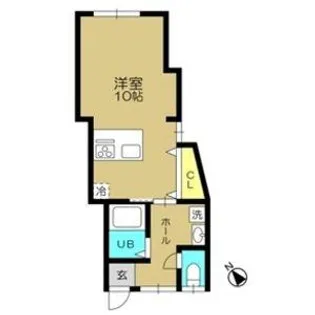 シャルマン西九条【1階】の間取り
