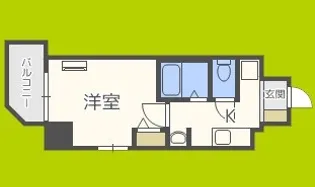 ラナップスクエア大阪城西【8階】の間取り
