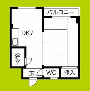 グランビルド住之江公園【4階】の間取り