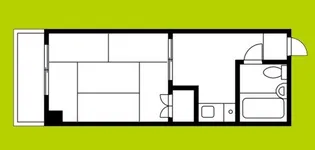 1DKの間取り画像