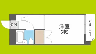 東洋ライオンズマンション野田【4階】の間取り