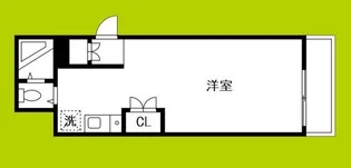 ダイアパレス難波【4階】の間取り