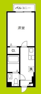 REI難波西【3階】の間取り