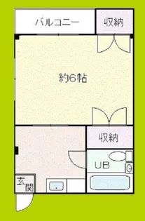 レヂデンスパート1【4階】の間取り