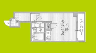 ライズワン東住吉III【4階】の間取り