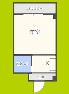 昭和グランドハイツ大淀【5階】の間取り