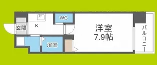 リヴィアス難波ルノン【2階】の間取り