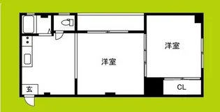 ハピネス加美【4階】の間取り