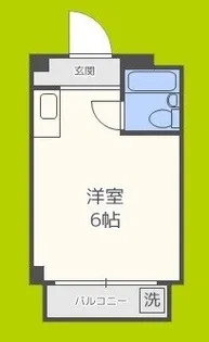 清水728ハイツ【3階】の間取り