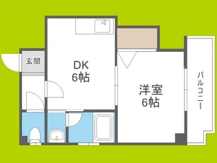 長居大発マンション【3階】の間取り