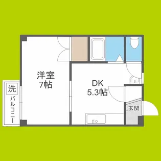 Belle Neige【1階】の間取り