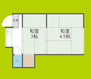 野原住宅【1階】の間取り