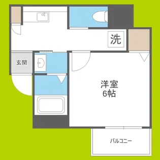 グランパシフィック大国町【7階】の間取り
