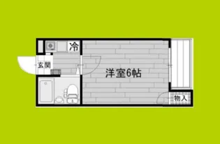 ファイブイズム針中野【2階】の間取り