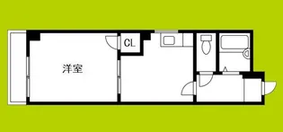 プレステル桑津【4階】の間取り