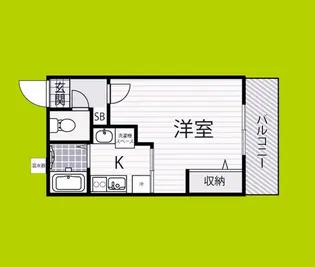 ラ・フォンテ今里【8階】の間取り