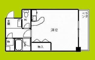 シャトーイズミ【4階】の間取り