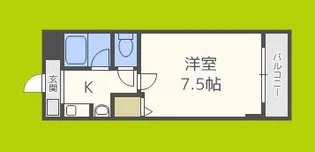 シャンテ21【1階】の間取り