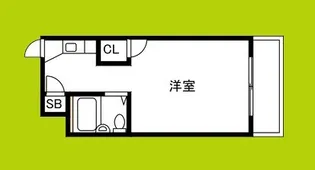 メゾンドール蒲生【5階】の間取り