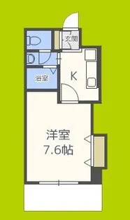 M’プラザ住吉公園弐番館【6階】の間取り