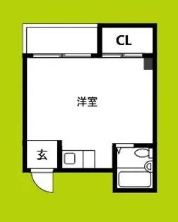 グロー梅南第1【3階】の間取り