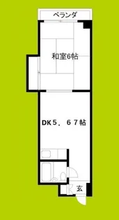 スペースライフ新大阪【2階】の間取り