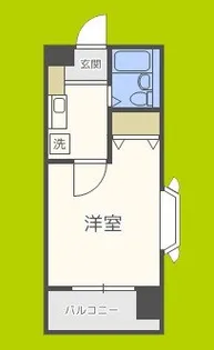 セレッソコート大阪城前【2階】の間取り