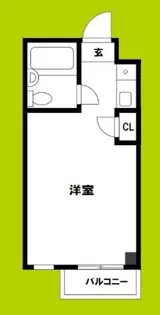プレアール新北野【4階】の間取り