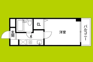 エスリード北梅田【7階】の間取り