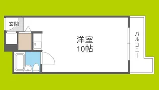 朝日プラザ新大阪【10階】の間取り