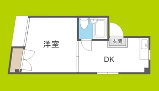 マンションコスモIII【3階】の間取り