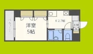 ヴィヴァーチェ【5階】の間取り