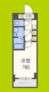 サムティ中之島公園南【7階】の間取り