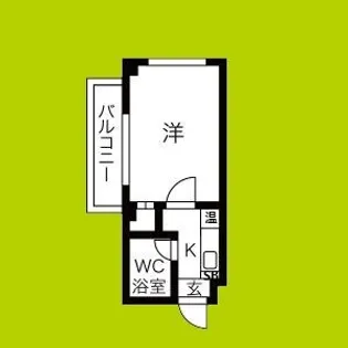 マンションセレーネ【9階】の間取り