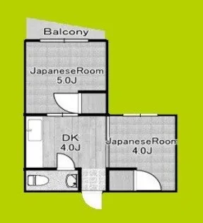ヴィラ大正【2階】の間取り