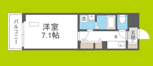 サムティ本町橋【3階】の間取り