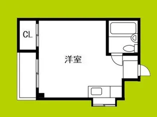 パラレル京橋【2階】の間取り