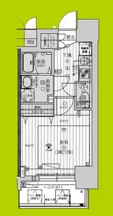 ファーストフィオーレ九条III【3階】の間取り
