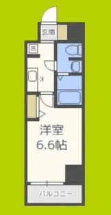 ラナップスクエア四天王寺【8階】の間取り
