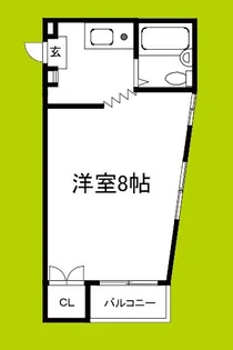 AハイツB【1階】の間取り