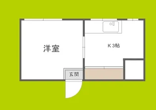 葵マンション【1階】の間取り