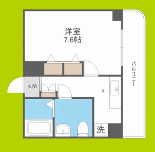 ドミール桜川【3階】の間取り