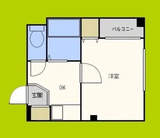 エースハイツ玉川【2階】の間取り